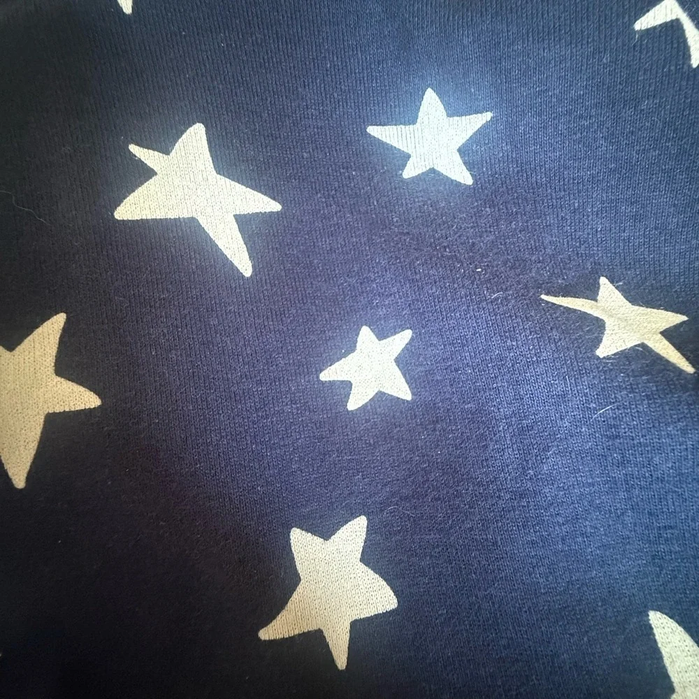 Old Navy white stars USA 4th of July gender neutral unisex large size 10 patriot
